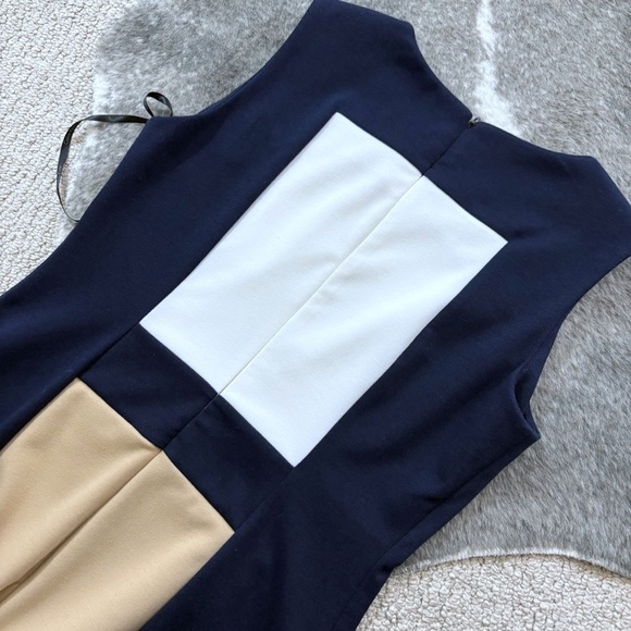 NWT Calvin Klein Color Block Sheath Dress - Picture 6 of 10